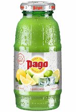 Pago Succhi Frutta Bevande COCKTAIL ON THE ROCKS Gusto Lemon Lime Confezione Vetro Horeca 200 ml